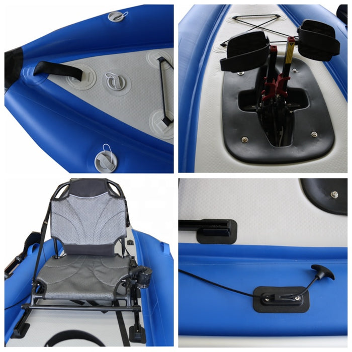 Viking 12’ Inflatable Kayak with Pedal Drive